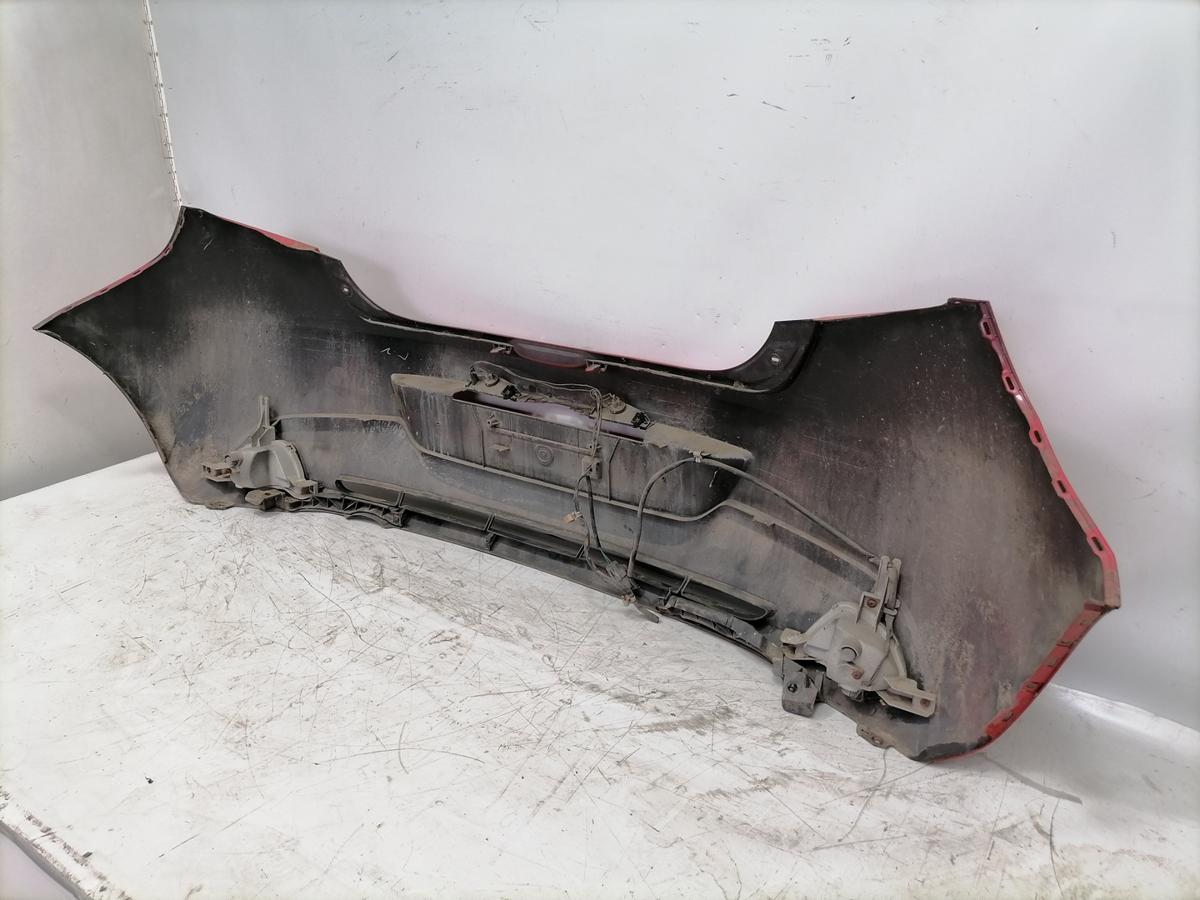 Mazda 2 DE original Sto&szlig;stange Stossf&auml;nger hinten Rot Bj.2010